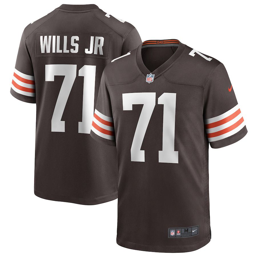 Men Cleveland Browns #71 Jedrick Wills Jr Nike Brown Player Game NFL Jersey->cleveland browns->NFL Jersey